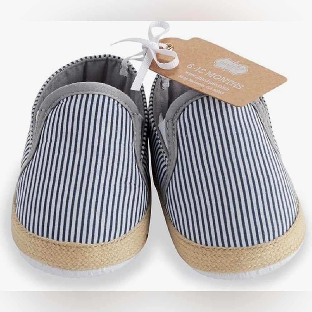 Mud Pie Chambray Pre-Walker Shoes
